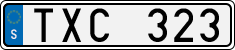 License plate of Sweden, Regular plates