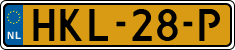 License plate of the Netherlands, Cars