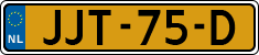 License plate of the Netherlands, Cars