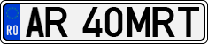 License plate of Romania, Regular plates