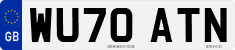 License plate of the United Kingdom, 2001 year system