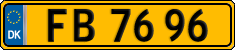 License plate of Denmark, Commercial vehicles