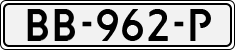 License plate of the Netherlands, Heavy Commercial Vehicles (1994 system)