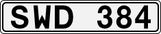 License plate of Sweden, Regular plates