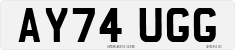 License plate of the United Kingdom, 2001 year system