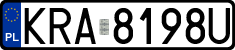 License plates of Poland, Regular car plates