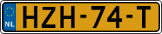License plate of the Netherlands, Cars