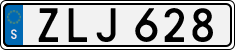 License plate of Sweden, Regular plates