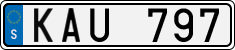 License plate of Sweden, Regular plates