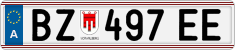 License plate of Austria, Regular plates