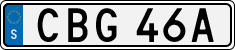 License plate of Sweden, Regular plates