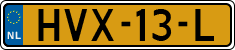 License plate of the Netherlands, Cars