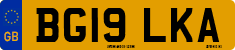 License plate of the United Kingdom, 2001 year system