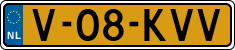 License plate of the Netherlands, Light Commercial Vehicles (1994 system)