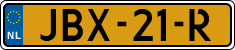 License plate of the Netherlands, Cars