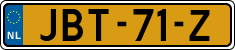 License plate of the Netherlands, Cars