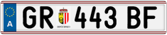 License plate of Austria, Regular plates