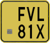 License plate of the Netherlands, Mopeds
