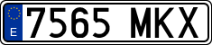 License plates of Spain, Ordinary (2000)