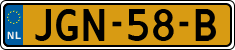 License plate of the Netherlands, Cars