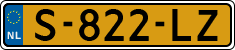 License plate of the Netherlands, Cars