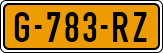 License plate of the Netherlands, Cars