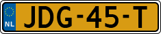 License plate of the Netherlands, Cars
