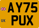License plate of the United Kingdom, 2001 year system