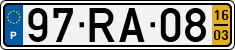 License plate of Portugal, Regular plates