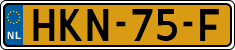 License plate of the Netherlands, Cars
