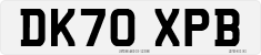 License plate of the United Kingdom, 2001 year system