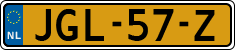 License plate of the Netherlands, Cars