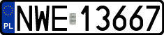 License plates of Poland, Regular car plates