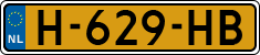 License plate of the Netherlands, Cars