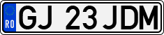 License plate of Romania, Regular plates