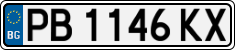License plate of Bulgaria, Cars