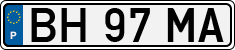 License plate of Portugal, Regular plates
