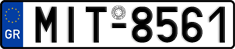 License plate of Greece, Cars