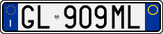 License plate of Italy, Cars (1994 year series)