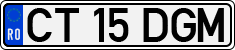 License plate of Romania, Regular plates