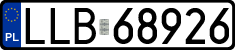License plates of Poland, Regular car plates