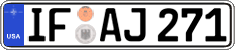 Federal license plates, US Army in Germany
