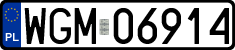 License plates of Poland, Regular car plates