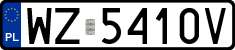 License plates of Poland, Regular car plates
