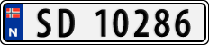 License plate of Norway, Cars