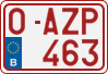 License plate of Belgium, Regular plates (2010)