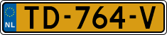 License plate of the Netherlands, Cars