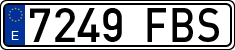 License plates of Spain, Ordinary (2000)