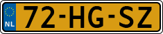 License plate of the Netherlands, Cars