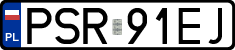 License plates of Poland, Regular car plates
